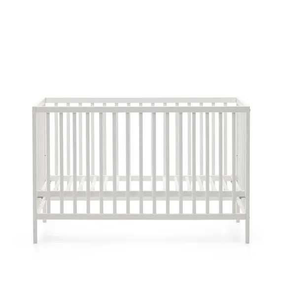 Shantal Детская кроватка из массива бука с белой отделкой 60 x 120 см