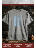 Термонаклейка на одежду, термопринт Сгинь