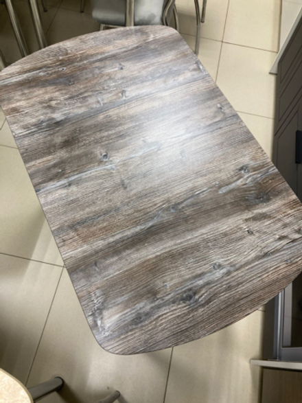 Стол неразд Пластиковый подстолье прямое хром пояс венге сосна пандероса