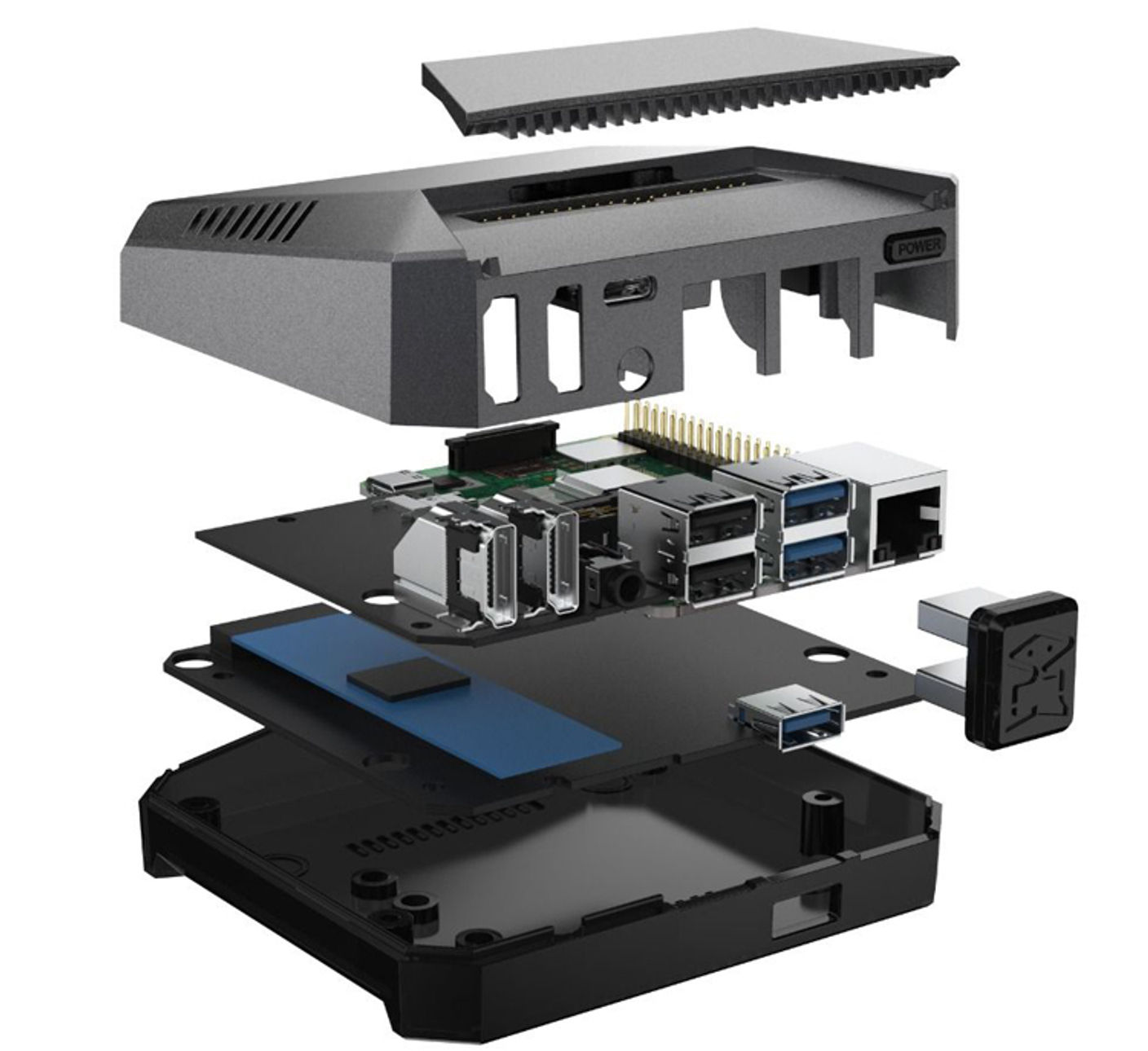 Охлаждение для Raspberry Pi 4B