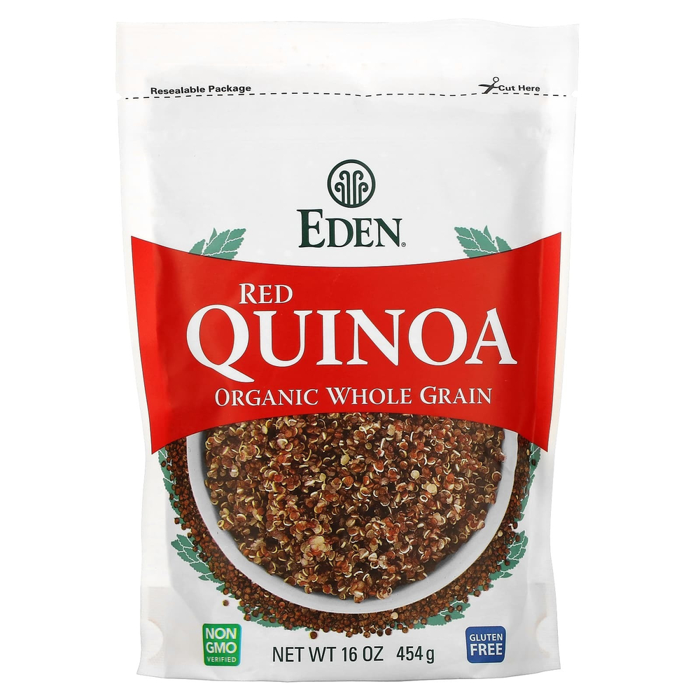 Eden Foods, Органическое цельное зерно, красная киноа, 454 г (16 унций)