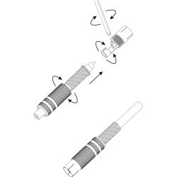 Разъем ЭРА гнездо TV c пружиной никель упаковка 100 шт.