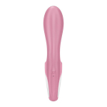 Розовый вибратор-кролик 20,4см с функцией расширения Satisfyer Air Pump Bunny 2