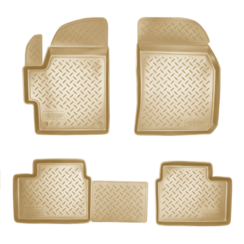 Ковры в салон Norplast/Unidec для Daewoo Matiz (2001-2005)Полиуретан,Бежевый, арт.NPL-Po-15-27-B