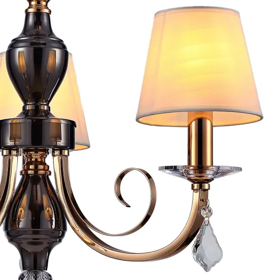 Люстра потолочная ILLUMICO E14  IL5272-3P-27 BK GD