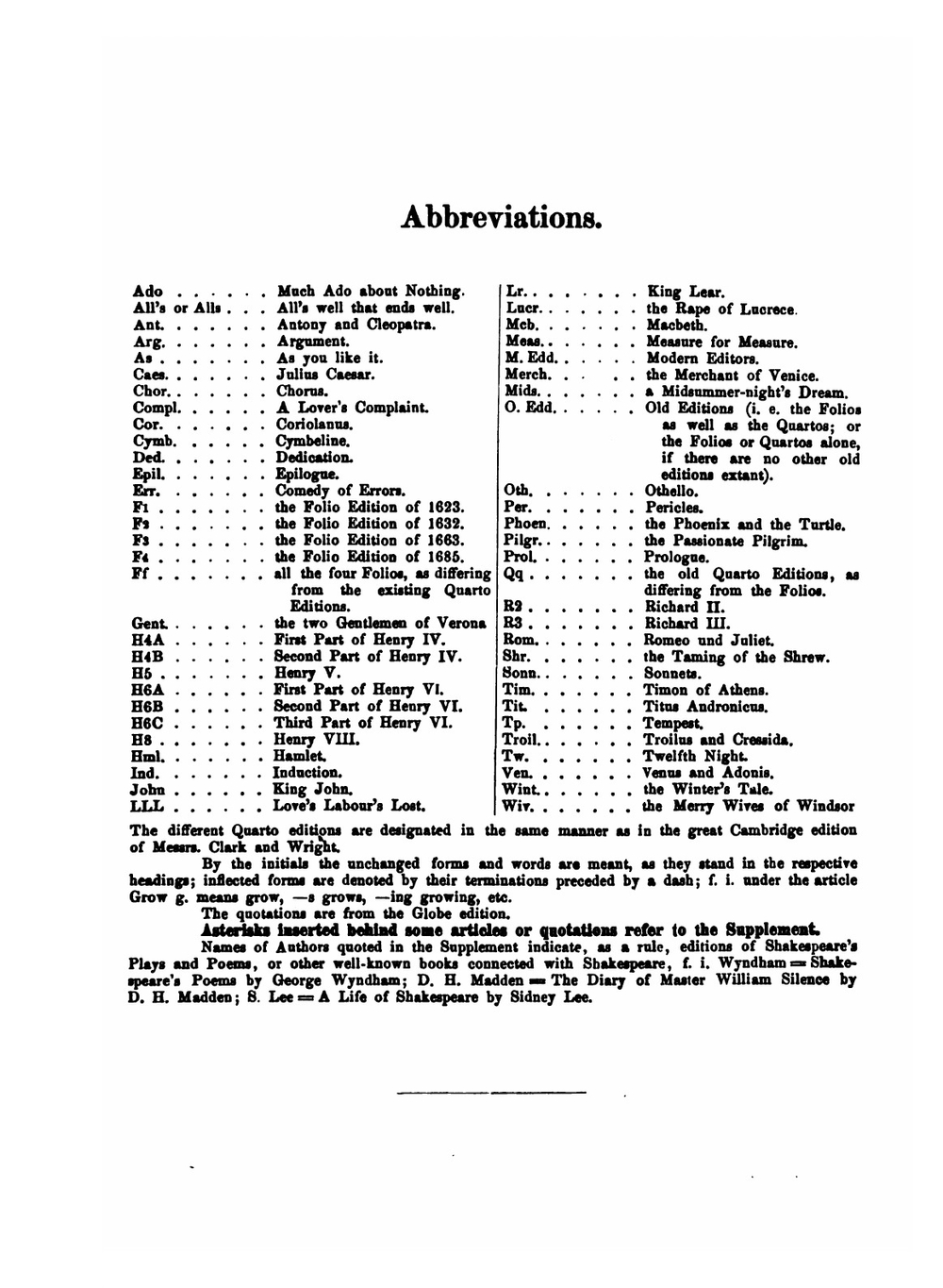 Shakespeare-lexicon, a complete dictionary of all the English words, phrases and constructions in the works of the poet. Volume 1 | Alexander Schmidt
