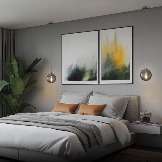 CL102620 Томми Хром+Дымч. Св-к Подвес