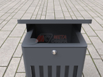 Урна LITTER BIN 1520 с крышкой