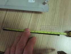 Spoke Set 9/10X172, Black-Red. For Honda CRF250L-M-Rally (for 17" rim). OSAKI. Made in Thailand. 36p set. Spokes+Nipples. th 3,5mm