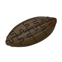 1094 | Форма для шоколадных изделий "Какао боб пазл" (275*175 мм)