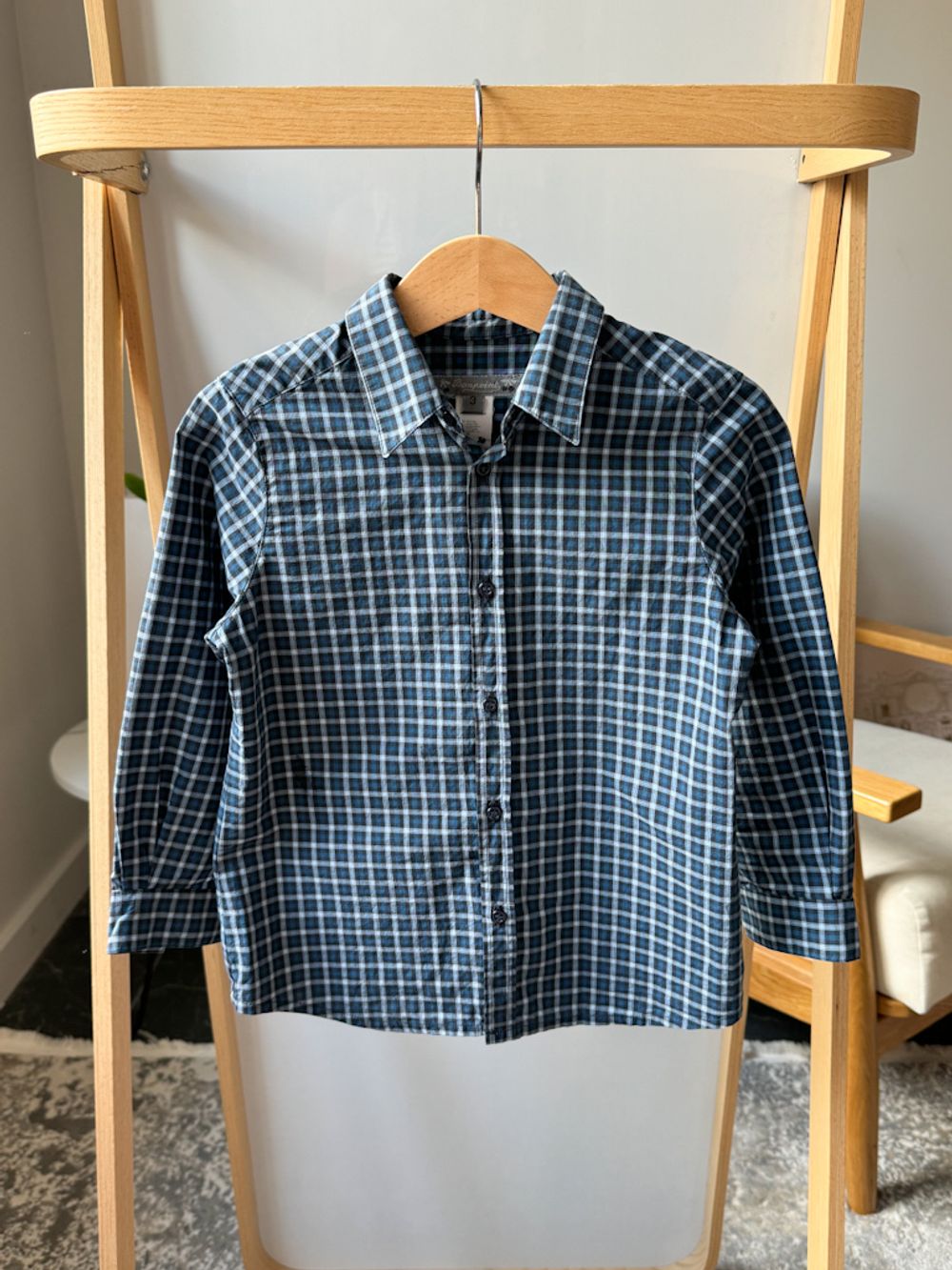 Хлопковая рубашка Bonpoint, 98