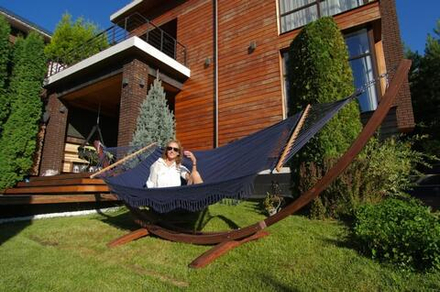 Каркас для двухместных гамаков Besta Fiesta РИО ГРАНД, натуральное дерево