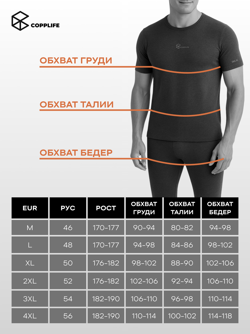 Тайтсы COPPLIFE 36.6 c витамином B3