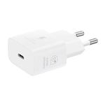 Сетевое зарядное устройство Samsung мощностью 25 Вт (USB-C) (GaN) и кабель USB-C (1 м) (EP-T2510), Белый
