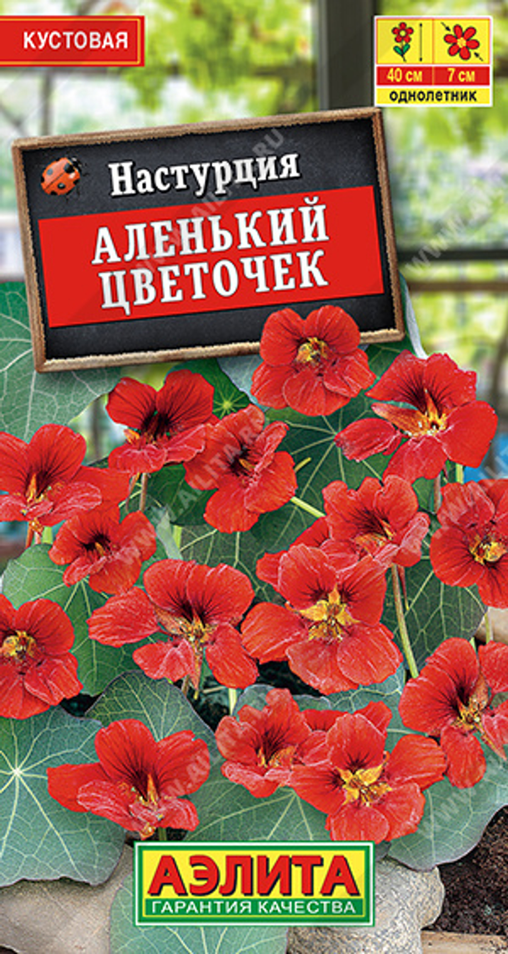 Настурция Аленький цветочек 1гр Аэлита