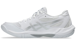 Женские кроссовки для бадминтона/сквоша Asics Gel-Rocket 12 - white/pure silver