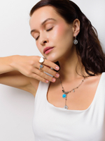 Колье "Royal star" с лазуритом