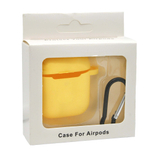 Чехол для AirPods/AirPods 2 APL (Yellow) с LOGO