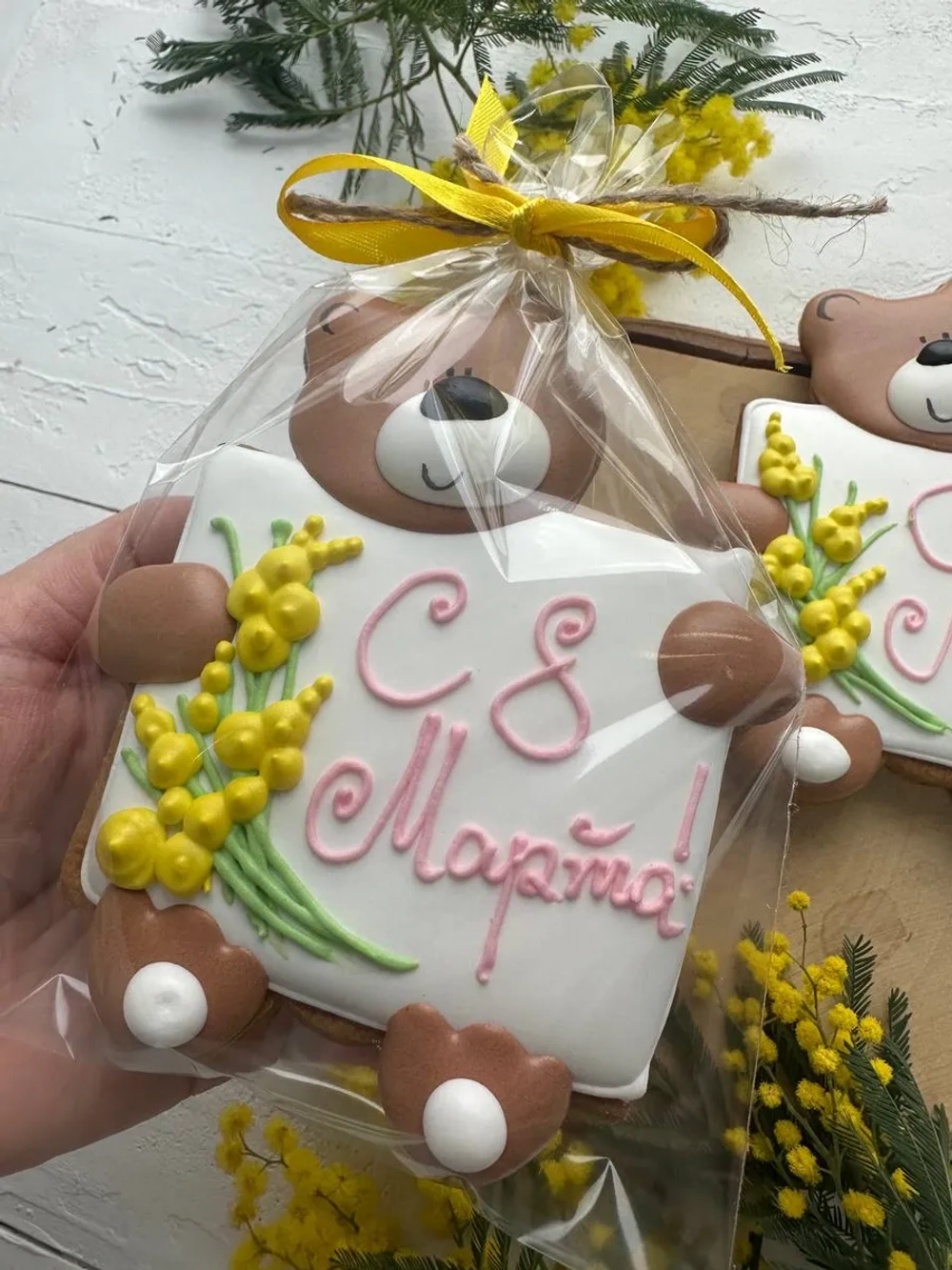 Имбирные пряники на 8 марта вкусный подарок