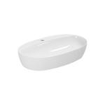 Раковина Azzurra Elegance ELLA070420CMBI/(ECI70M bi)*1 накладная 70 см, цвет Bianco lucido