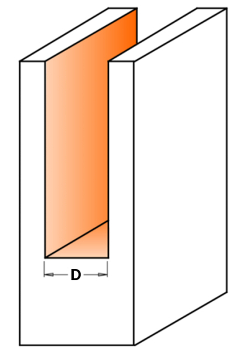 Фреза концевая CMT пазовая D=8,0 I=31,7 S=6,0 L=60,0 712.080.11
