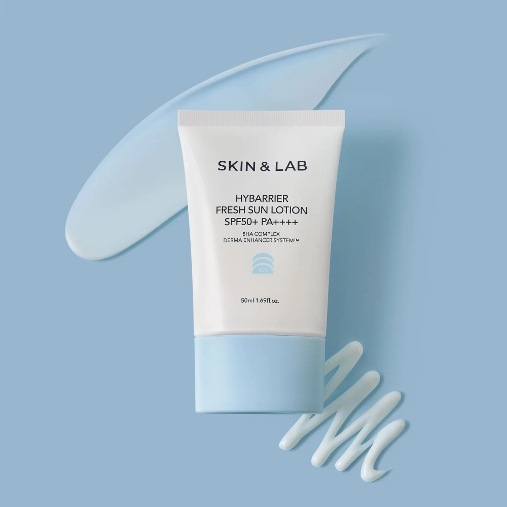 Солнцезащитный крем для сухой и чувствительной кожи SKIN&LAB Hybarrier Fresh Sun Lotion SPF 50+ PA++++