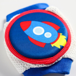 4598986 Набор наколенников "Ракета", цвет синий