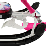 Снегокат "Ника-кросс", Бабочки (Белый каркас)