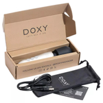 Серебристый мини вибратор-wand 16см Doxy Go Wand Mini Massaging Vibrator