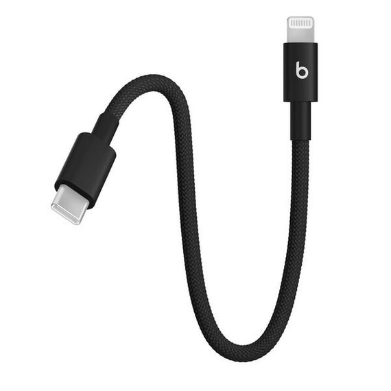 Кабель Beats USB-C - Lightning Woven Short Cable 20 cm (MEQM4) Bolt Black