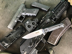 🏆Тактический нож Sturm AUS-8 StoneWash Орех