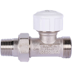 Клапан термостатический прямой STOUT - 1/2" x 3/4"EK (ВР/НГ евроконус, PN10, Tmax 100°C)