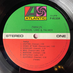 Винтажная виниловая пластинка LP Emerson, Lake and Palmer Tarkus (Japan 1971) (No Obi) Jeremy Bender