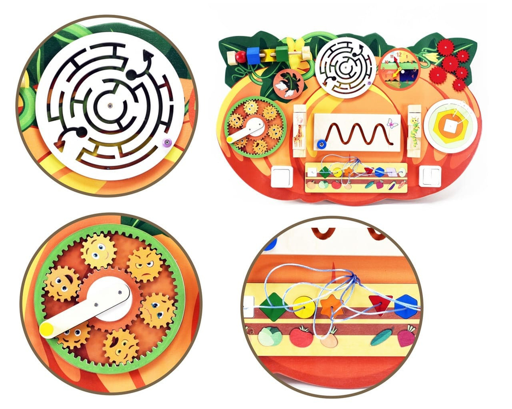 Бизиборд Оранжевая тыква