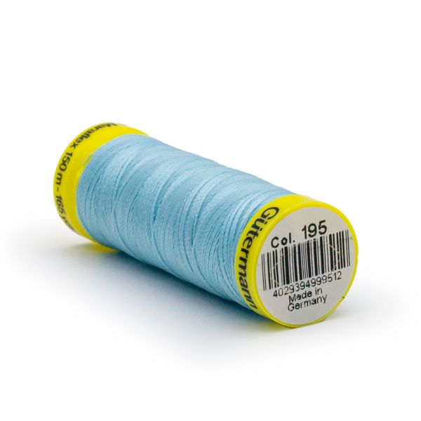 Нитки для трикотажа Gutermann Maraflex 120 (150 метров), 5 кат. | 195 голубой лед