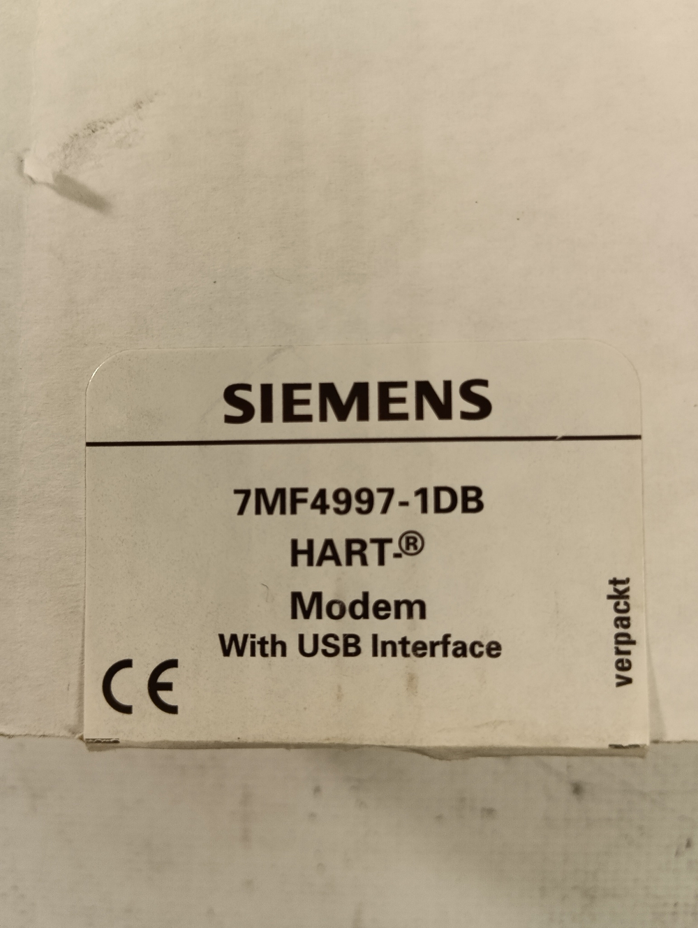 Siemens прочее 7MF4997-1DB новое