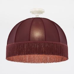 Citilux Базель CL407023 Подвесной светильник патина с красным абажуром