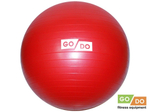 Мяч для фитнеса матовый d - 55 см GO DO :FB-55  (Красный)