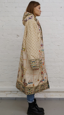 Двустороннее пальто-парка