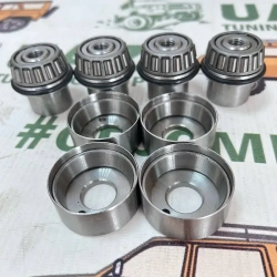 Комплект шкворней поворотного кулака УАЗ на подшипнике, мост Тимкен ("колхозный"), Редукторный (военный)