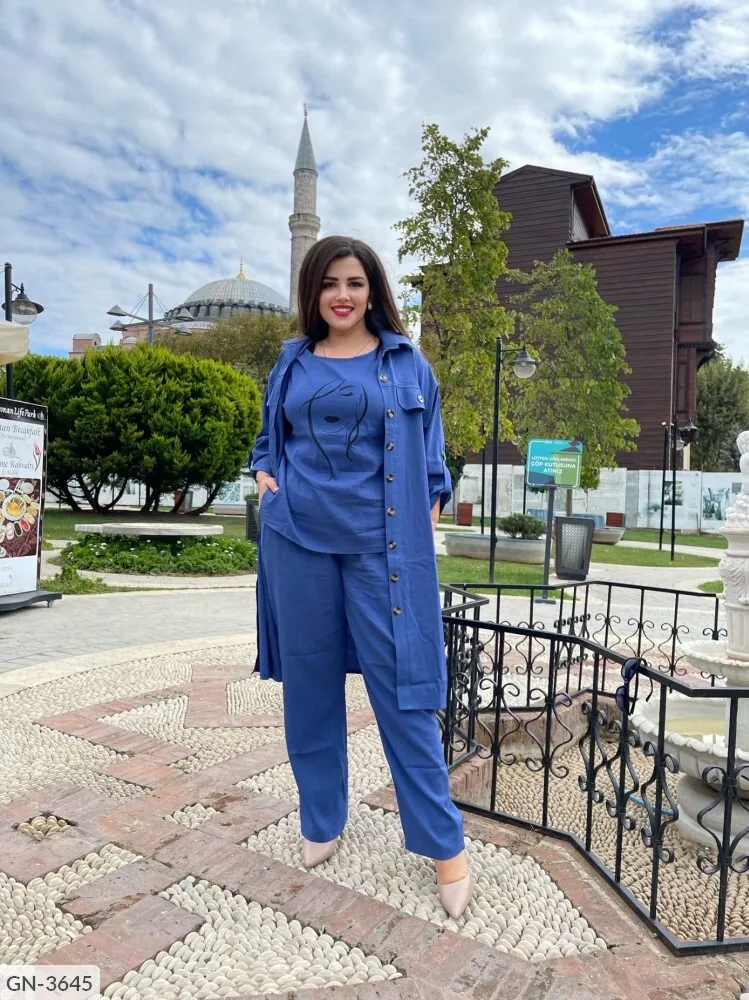 Костюм тройка GN-3643 Фабрика Моды