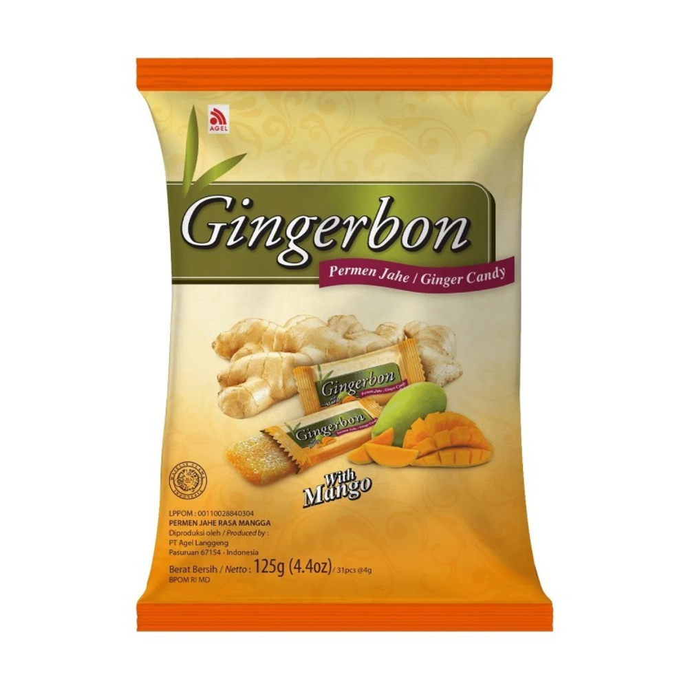 Конфеты имбирные с манго Gingerbon Ginger Candy with Mango 125 г