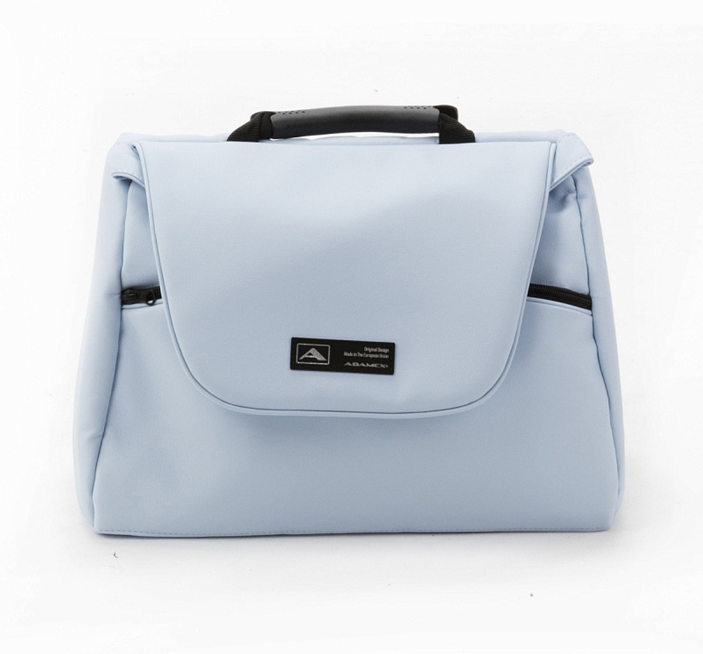 Детская коляска Adamex Nola 2 в 1 N-PS24 (ГОЛУБОЙ+ ГОЛУБАЯ КОЖА)