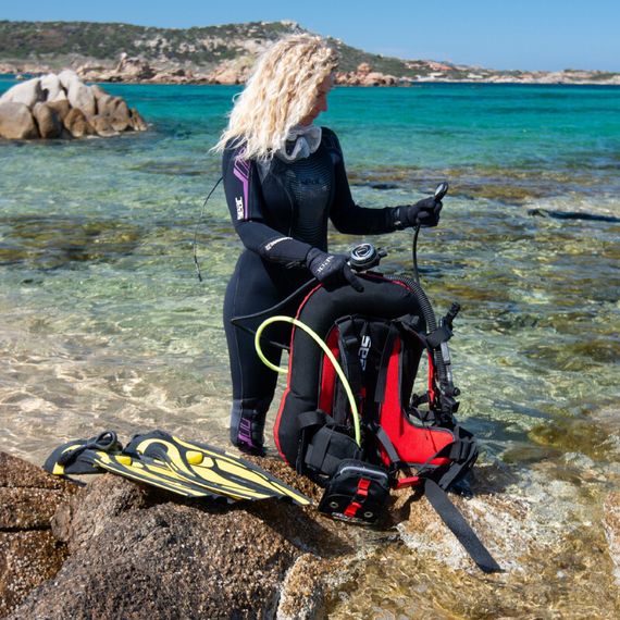 Жилет-компенсатор BCD Seac Modular Оne size Тип-крыло красный