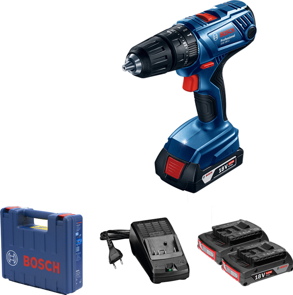 Дрель аккумуляторная BOSCH GSB 180-Li     0.601.9F8.323
