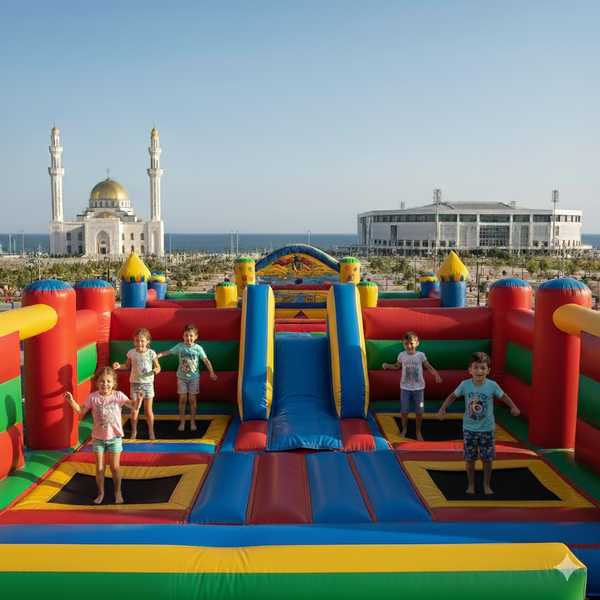 Надувной батут купить в Каспийске недорого | БатутМастер Надувной батут купить в Каспийске недорого | БатутМастер