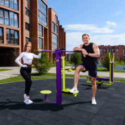 Smart-1031 Уличный тренажер Маятник-твистер ZAVODSPORTA