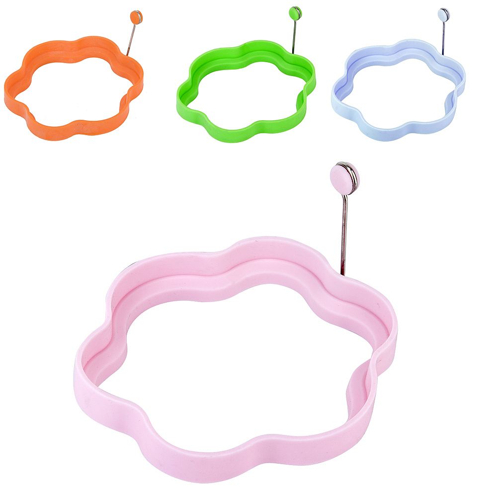 Форма для яичницы 10,5х10,5х2см (4 вида) (упаковочный пакет)