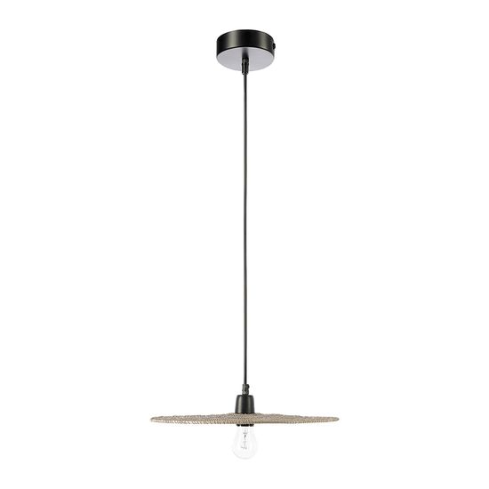 Светильник подвесной vinger, D38х8 см, бежевый