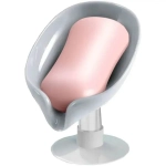 Мыльница со сливом на ножке, крепление присоска ХС-126